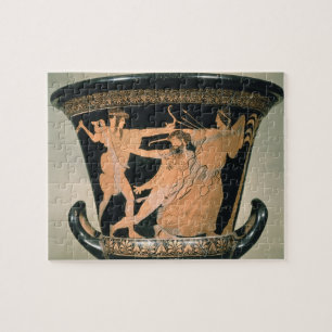 Herakles, das, Detail von einem Dachboden rot-figu