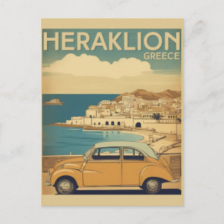 Heraklion, Heraklion. Grieche Berufung Feiertagspostkarte