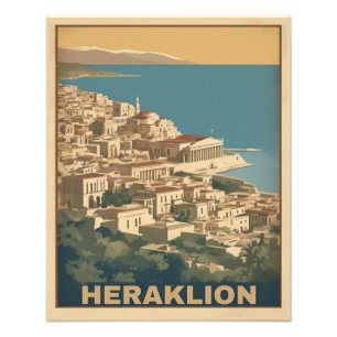 Heraklion, Heraklion. Grieche Berufung Fotodruck
