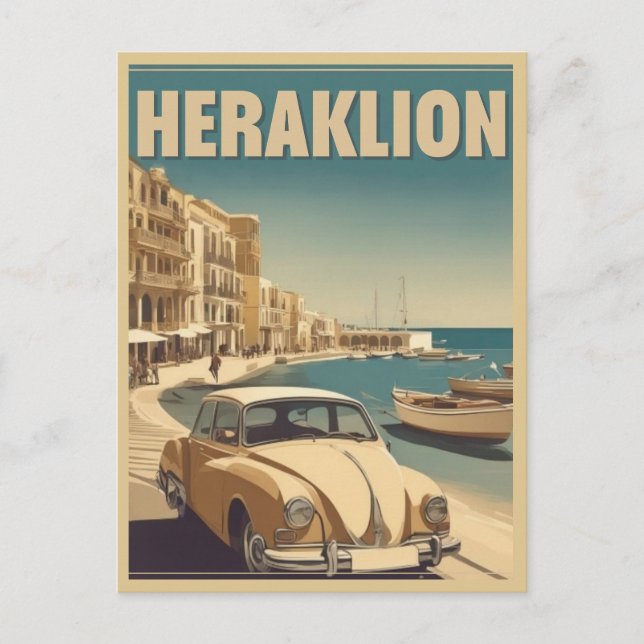 Heraklion, Heraklion. Grieche Berufung Postkarte (Vorderseite)