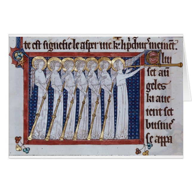Herald Angels Blank Card (Vorderseite (Horizontal))