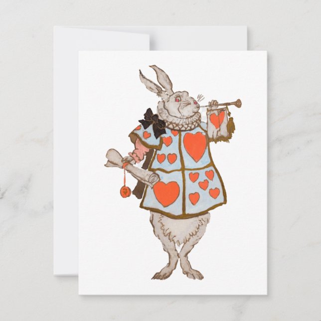 Herald Rabbit Mitteilungskarte (Vorderseite)