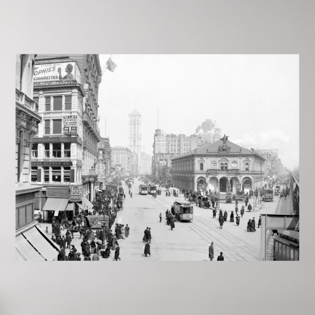 Herald Square, New York, 1905 Poster (Vorne)