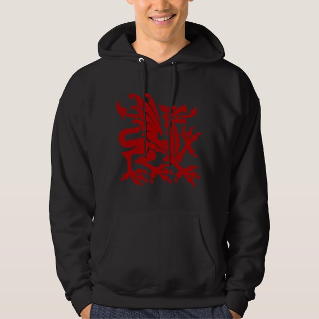 Heraldic Dragon 01 - Ruby Red Hoodie (Vorderseite)