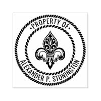 Heraldic Lilie #26B Property of Rope Frame