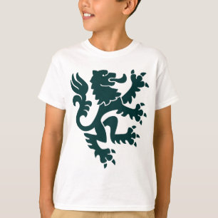 Heraldic Lion 01 - Dunkelgrün T-Shirt