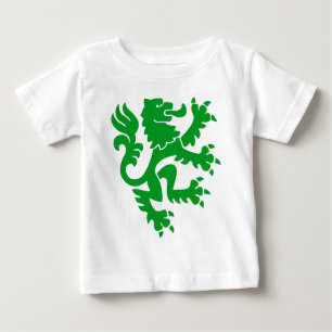 Heraldic Lion 01 - Gras Green Baby T-shirt
