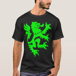 Heraldic Lion 01 - Green T-Shirt
