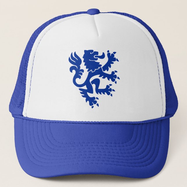 Heraldic Lion 01 - Navy Blue Truckerkappe (Vorderseite)