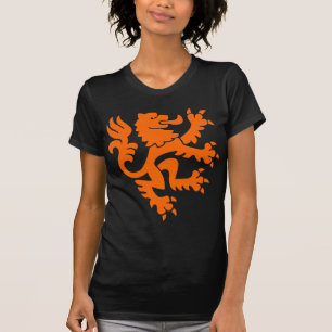 Heraldic Lion 01 - Orange T-Shirt