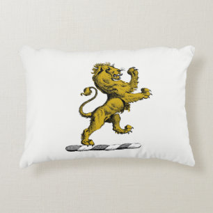 Heraldic Lion Stehendes Wappen Emblem C Dekokissen