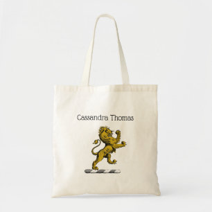 Heraldic Lion Stehendes Wappen Emblem C Tragetasche