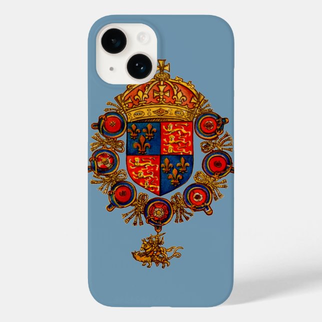 Heraldik mit Krone  Case-Mate iPhone 14 Hülle (Rückseite)