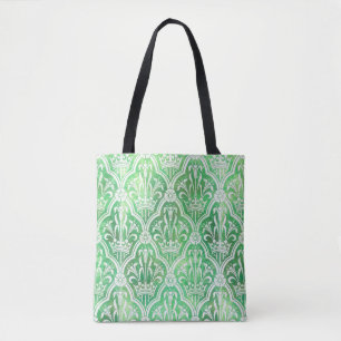 Heraldik mit Krone und Blumen Tasche
