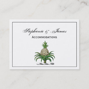 Heraldischer Ananas-Vorbote aus Wappen Visitenkarte