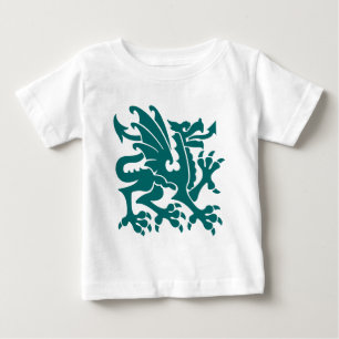 Heraldischer Drache 01 - Moosgrün Baby T-shirt