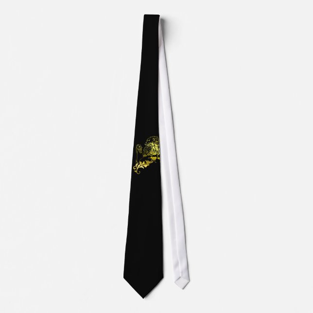 Heraldischer Goldlöwe - MyBlazons Kleidung für Krawatte (Vorderseite)