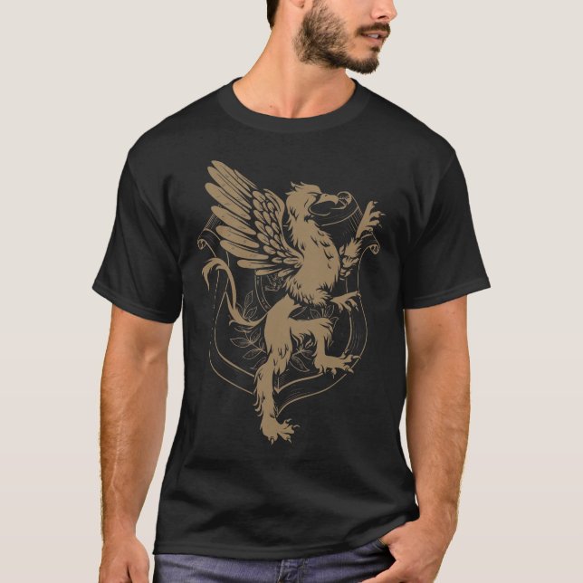 heraldischer Greifen T-Shirt (Vorderseite)