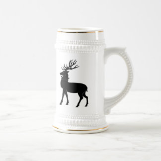 Heraldischer Hirsch Stein Bierglas