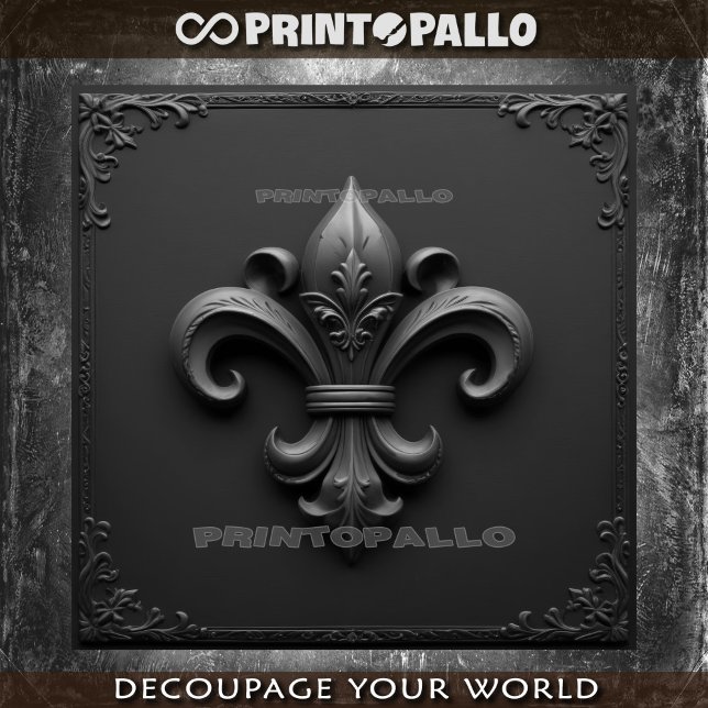 Heraldry: Fleur-de-lis. Lily Blume. Seidenpapier (Von Creator hochgeladen)