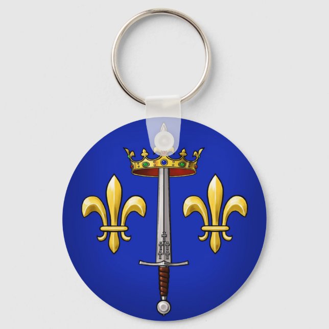 Heraldry of Joan of Arc Jeanne d'Arc Schlüsselanhänger (Vorderseite)