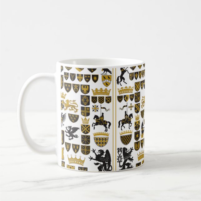 HERALDRY Wappen und Symbole Kaffeetasse (Links)