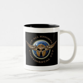 Herauf alle Ritter-Tasse Zweifarbige Tasse