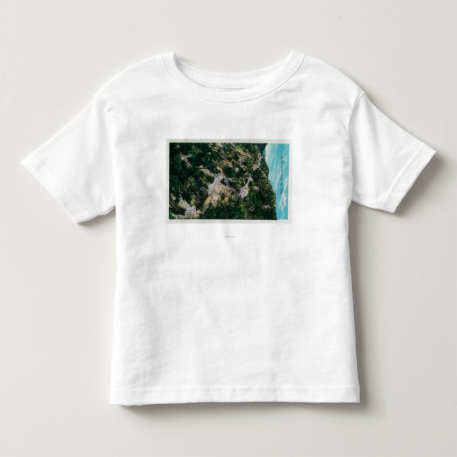Herauf den alpinen Grad Mt. LoweMt. Lowe, CA Kleinkind T-shirt (Vorderseite)