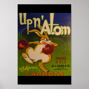 Herauf n-Atom Poster