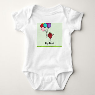Herauf rote Rübe Baby Strampler