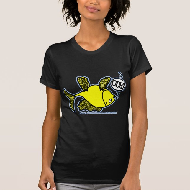 Herauf Seite fischen Sie unten! T-Shirt (Vorderseite)