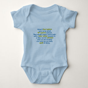 "HERAUF" Syndrom Baby Strampler