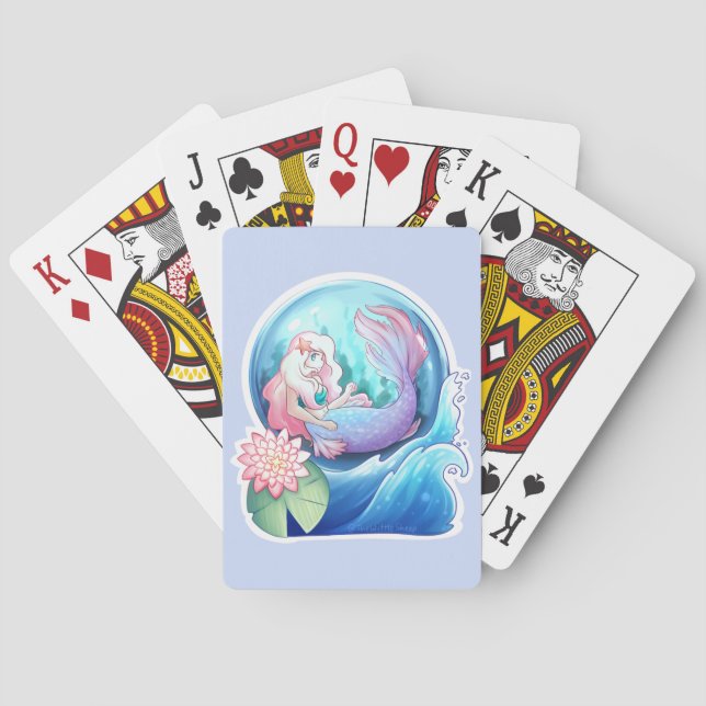Heraus in Meer Spielkarten (Rückseite)