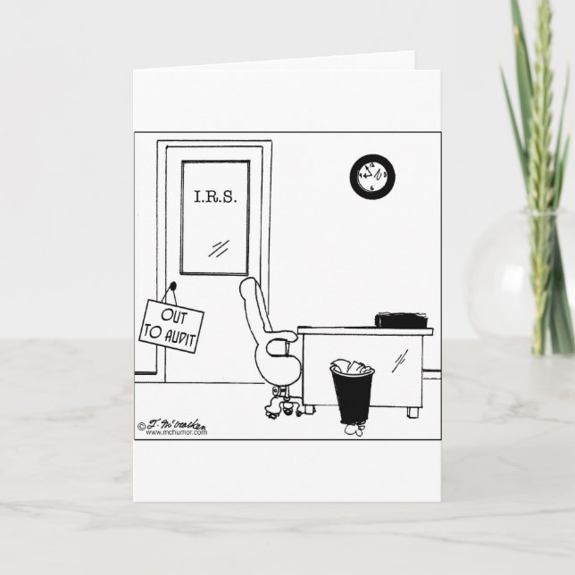 Heraus zur Rechnungsprüfung Karte (Vorderseite)