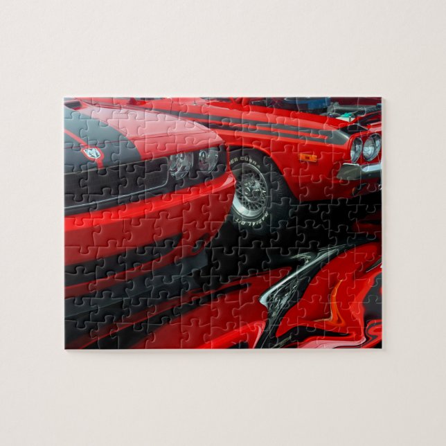 Herausforderer-Puzzlespiel (Horizontal)