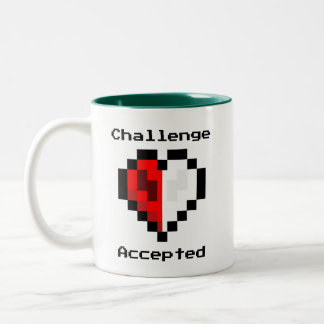 Herausforderung Akzeptierte Kaffee-Tasse Zweifarbige Tasse
