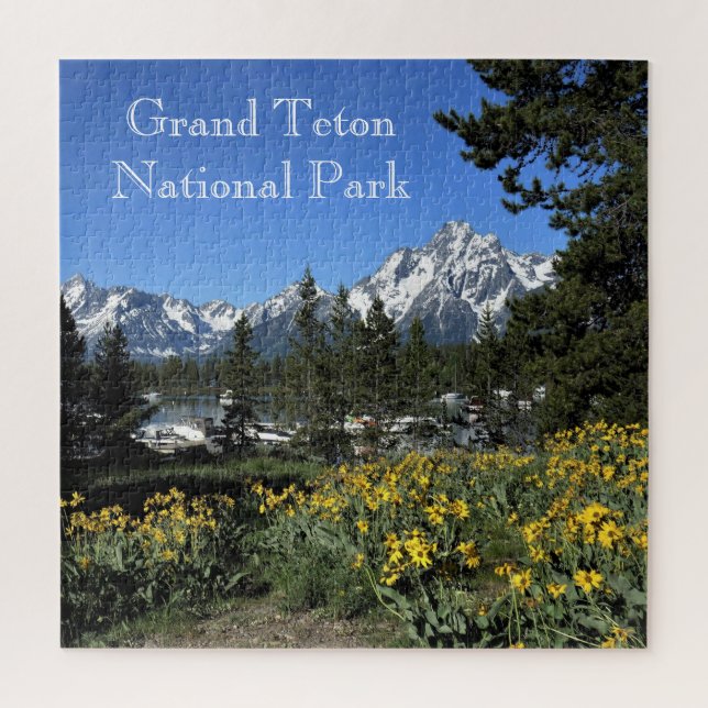 Herausforderung Grand Teton Nationalpark Jigsaw Pu (Vertikal)