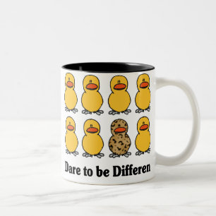 Herausforderung, zum unterschiedliche Tasse zu
