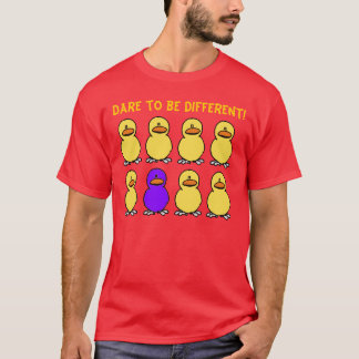 Herausforderung, zum unterschiedliches Shirt zu
