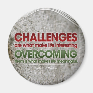 Herausforderungs-inspirierend Magnet