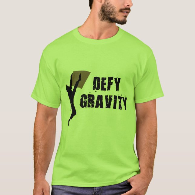 Herausforderungs-Schwerkraft-T - Shirt (Vorderseite)