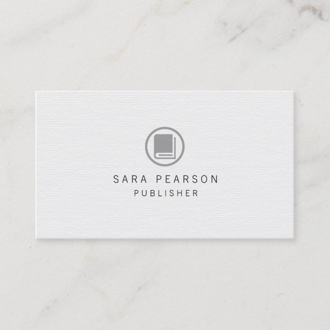 Herausgeber Elegant Book Icon Publishing Visitenkarte (Vorderseite)
