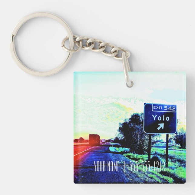 Herausnehmen 542 Yolo Schlüsselanhänger (Vorderseite)