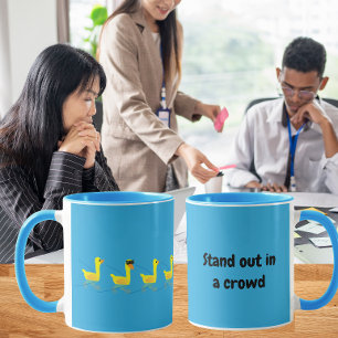 Herausragende Süße Motivationsenten Tasse