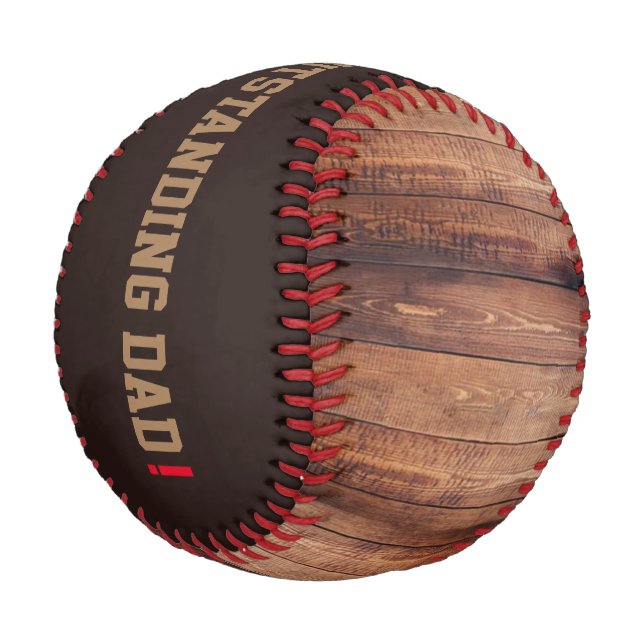Herausragender Vater "Game Ball" Baseball (Schrägansicht)