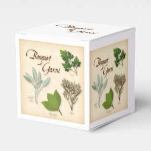 Herb Bouquet Favor Box Geschenkschachtel
