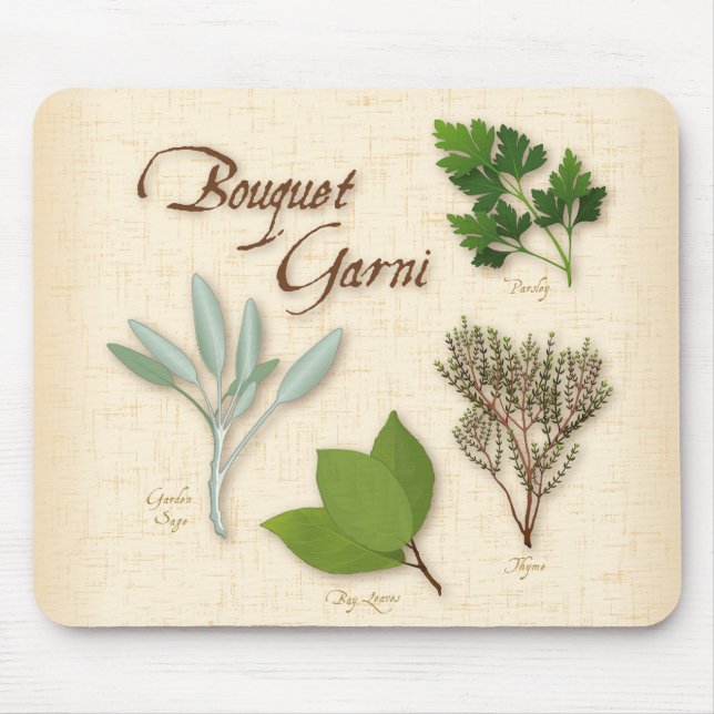 Herb Bouquet Mouse Pad Mousepad (Vorne)