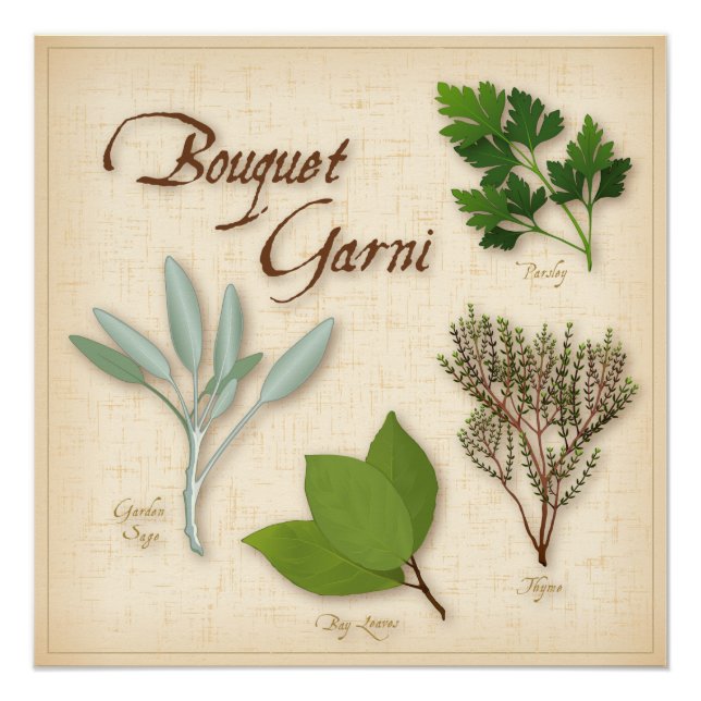 Herb Bouquet Poster (Vorderseite)