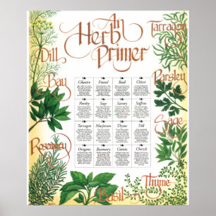 Herb Primer Plakatdruck Poster