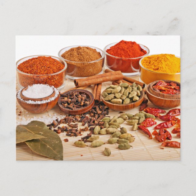 Herb Themed Postkarte (Vorderseite)